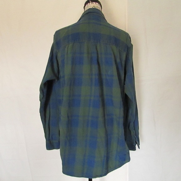 Toad&Co Green Flannel Button Down Shirt - Picture 6 of 6